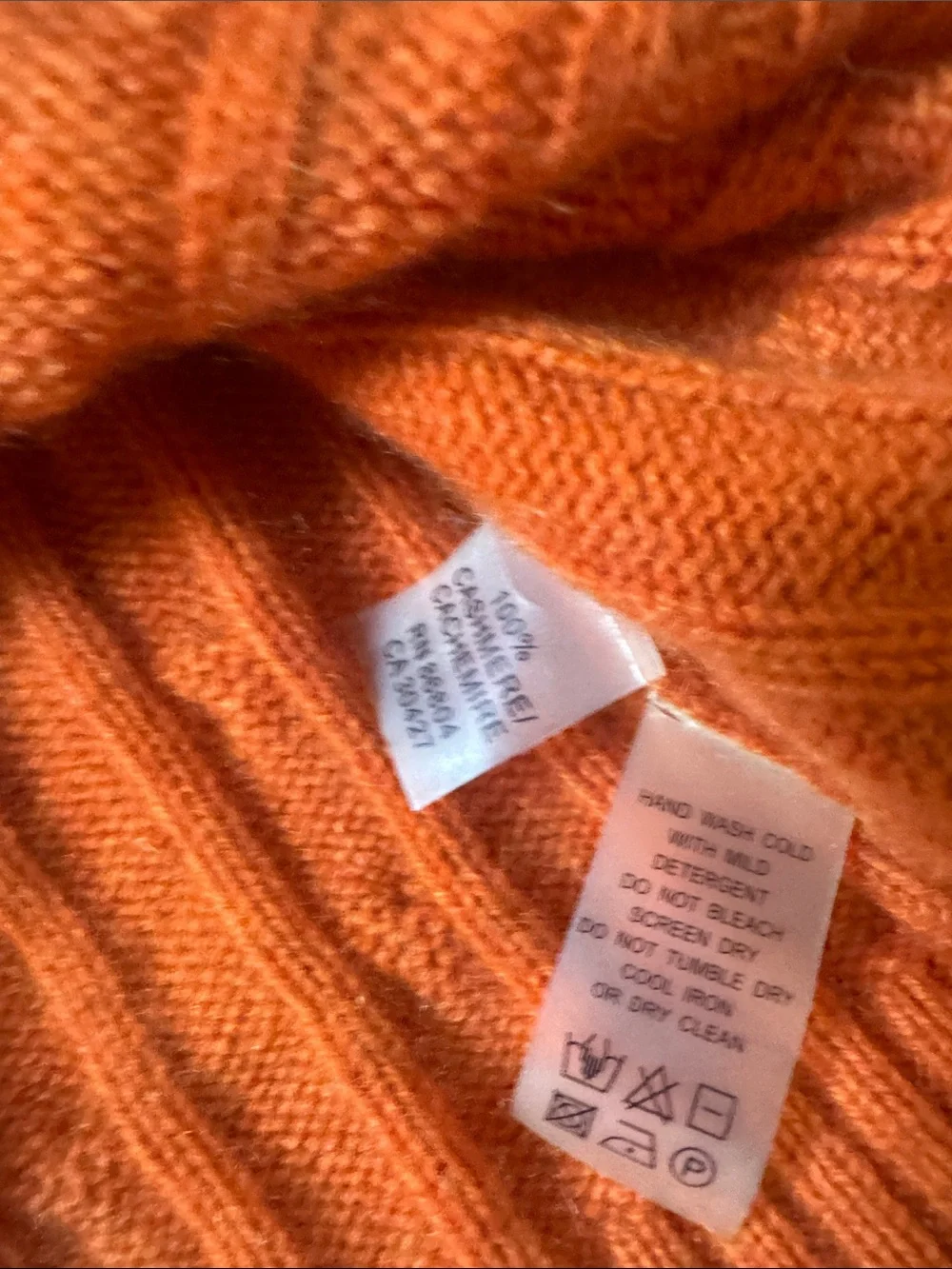 J. Crew Orange Cable-Knit Sweater